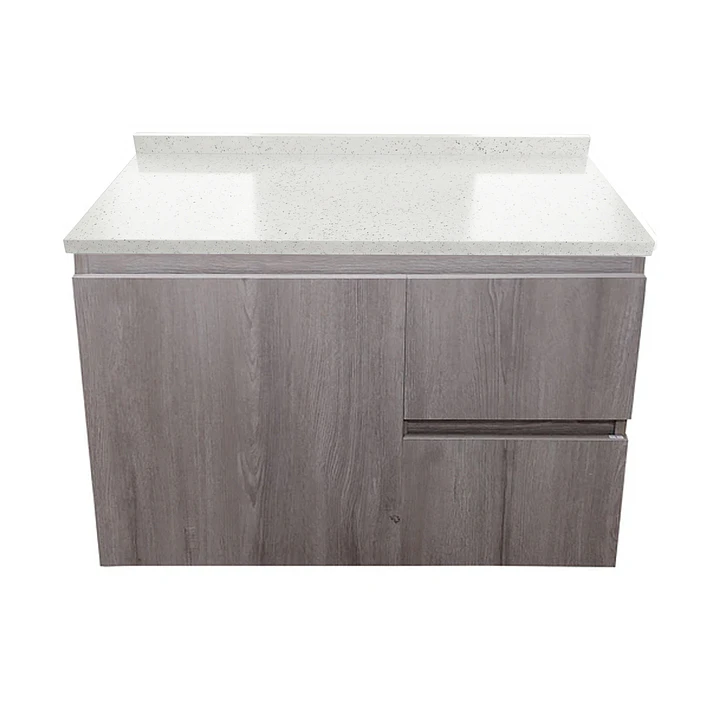 Mueble de Baño a Muro Venecia con Cubierta de Cuarzo (80x48x36cm) 1
