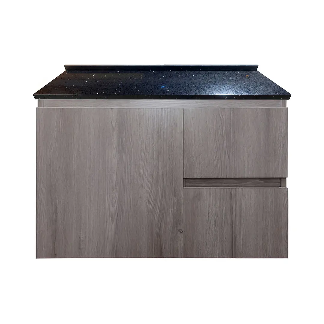 Mueble de Baño a Muro Venecia con Cubierta de Cuarzo (80x48x36cm) 4