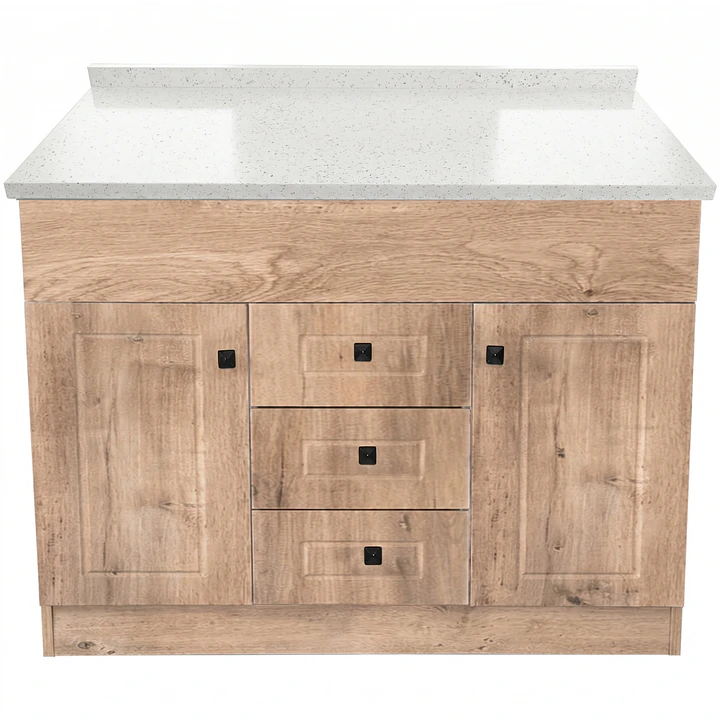 Mueble de Baño SM con Cubierta de Cuarzo (120x47x80cm) 2