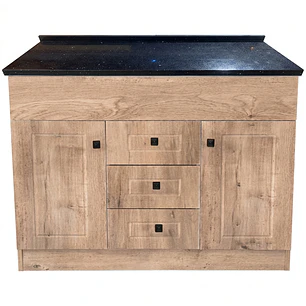 Mueble de Baño SM con Cubierta de Cuarzo (120x47x80cm)