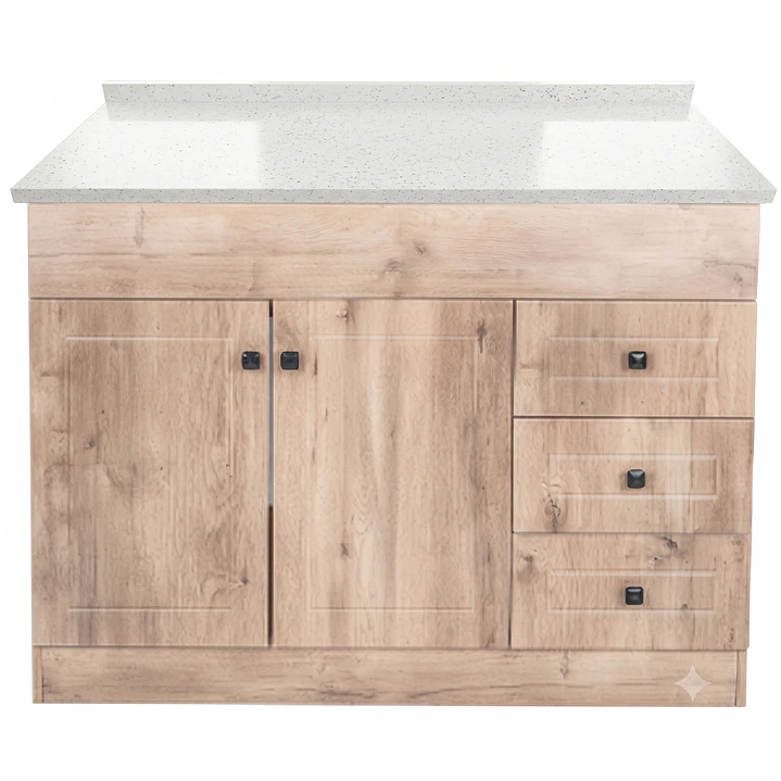 Mueble de Baño SM con Cubierta de Cuarzo (120x47x80cm) 4