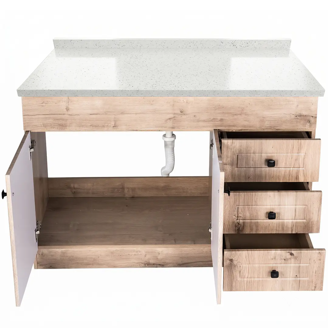 Mueble de Baño SM con Cubierta de Cuarzo (120x47x80cm) 6