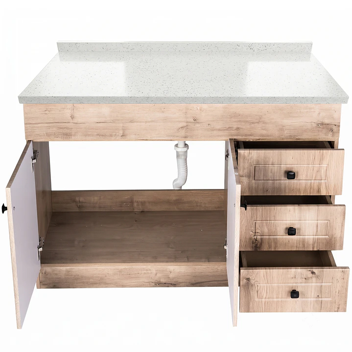 Mueble de Baño SM con Cubierta de Cuarzo (120x47x80cm) 6