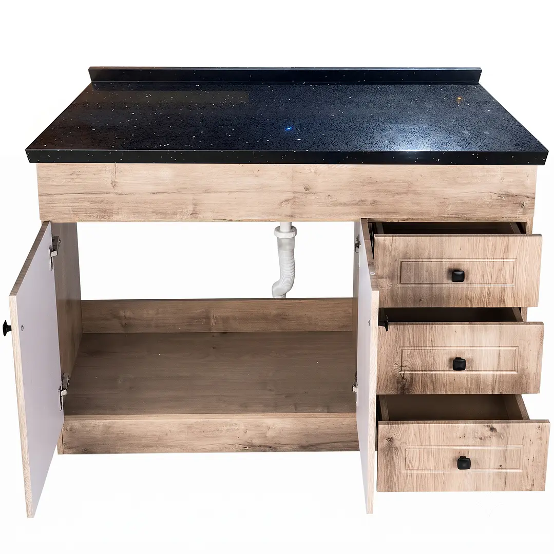 Mueble de Baño SM con Cubierta de Cuarzo (120x47x80cm) 5