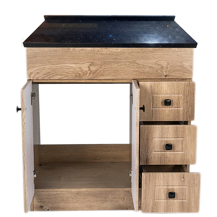 Mueble de Baño SM con Cubierta de Cuarzo (80x47x80cm) 3