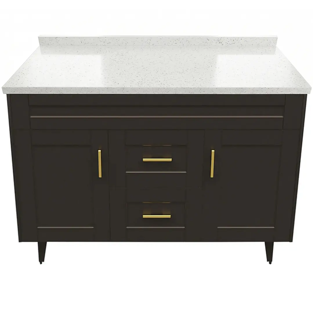 Mueble de Baño Málaga con Cubierta de Cuarzo (120x47x80cm) 1
