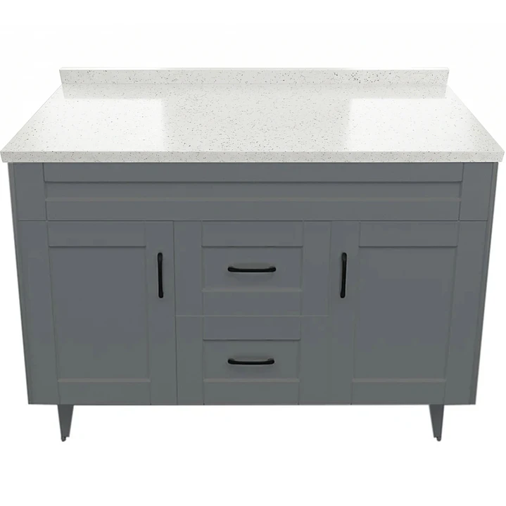 Mueble de Baño Málaga con Cubierta de Cuarzo (120x47x80cm) 1
