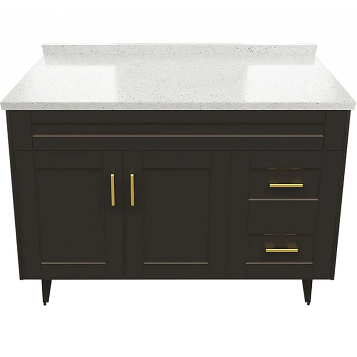 Mueble de Baño Málaga con Cubierta de Cuarzo (120x47x80cm) 1