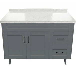 Mueble de Baño Málaga con Cubierta de Cuarzo (120x47x80cm)