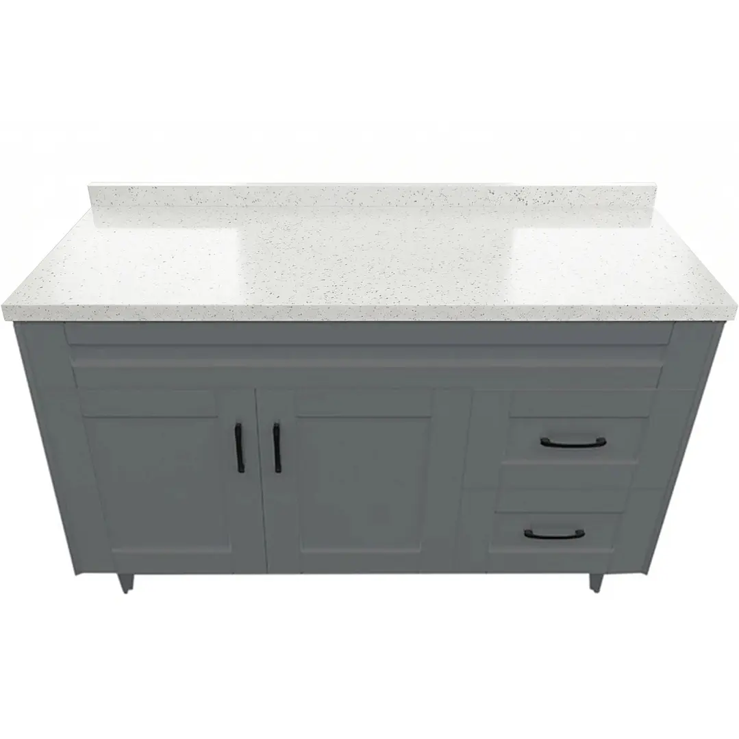 Mueble de Baño Málaga con Cubierta de Cuarzo (120x47x80cm) 3