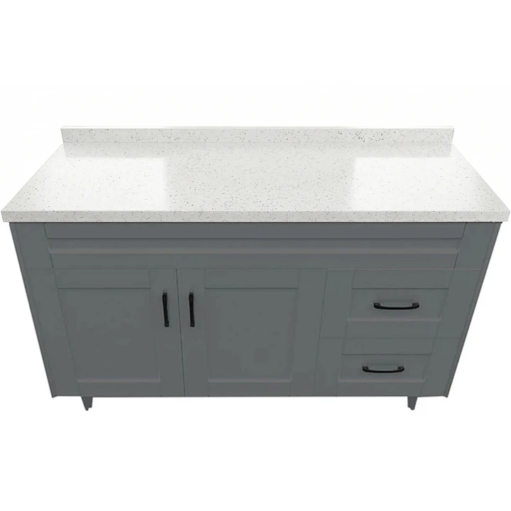 Mueble de Baño Málaga con Cubierta de Cuarzo (120x47x80cm) 3