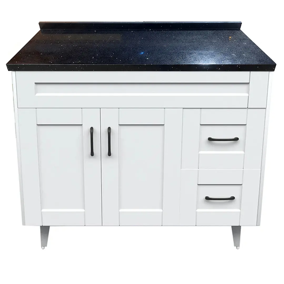 Mueble de Baño Málaga con Cubierta de Cuarzo (100x47x80cm) 1