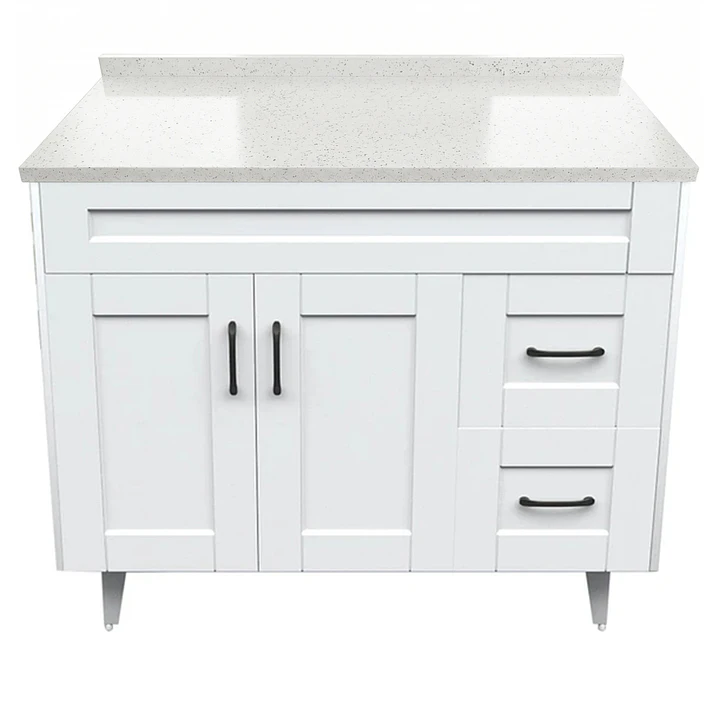 Mueble de Baño Málaga con Cubierta de Cuarzo (100x47x80cm) 2