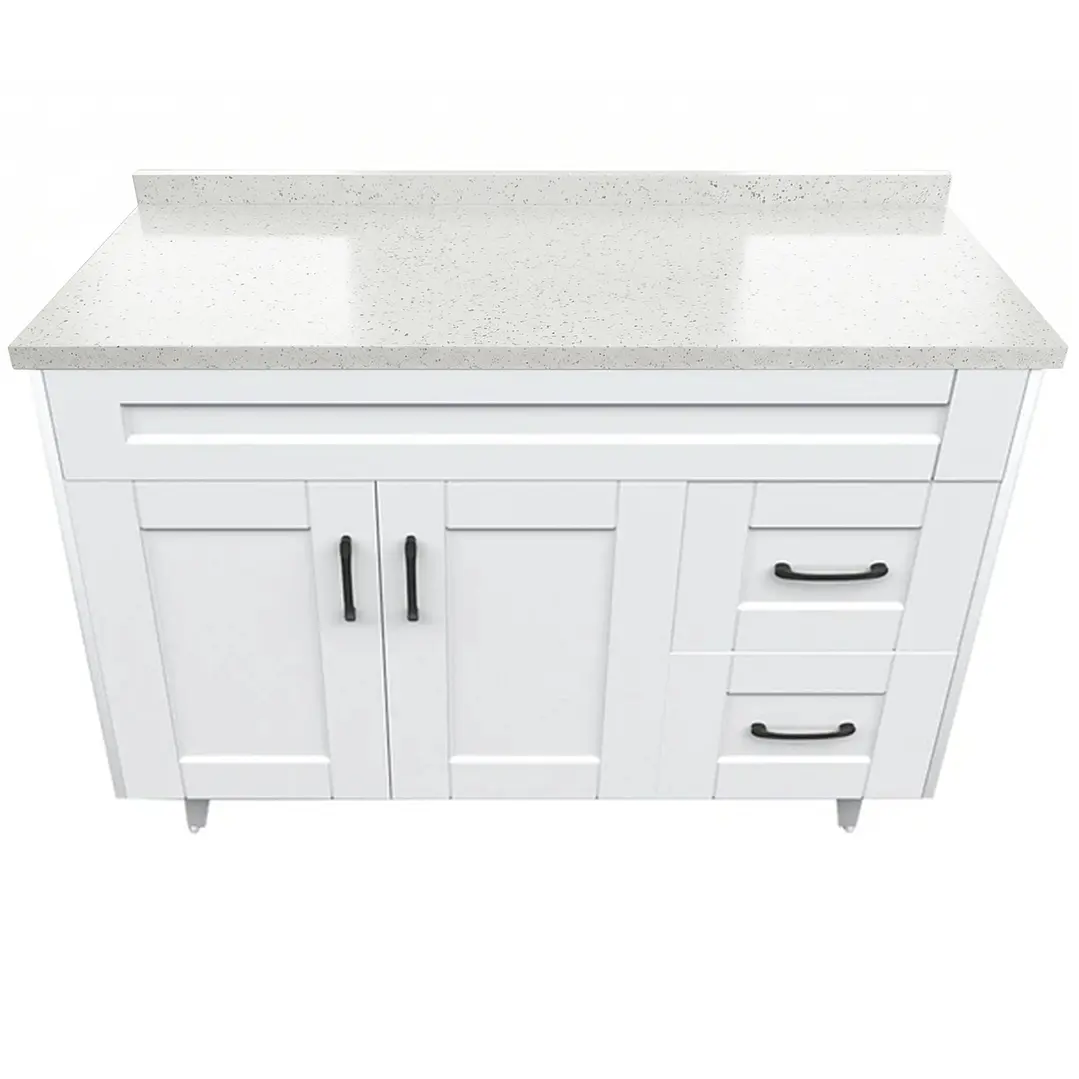 Mueble de Baño Málaga con Cubierta de Cuarzo (100x47x80cm) 4