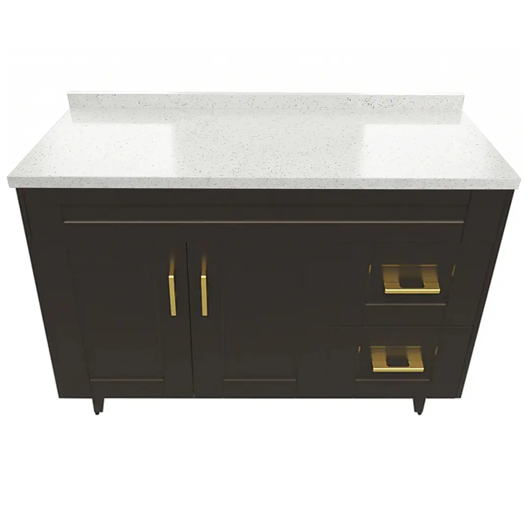 Mueble de Baño Málaga con Cubierta de Cuarzo (100x47x80cm) 3