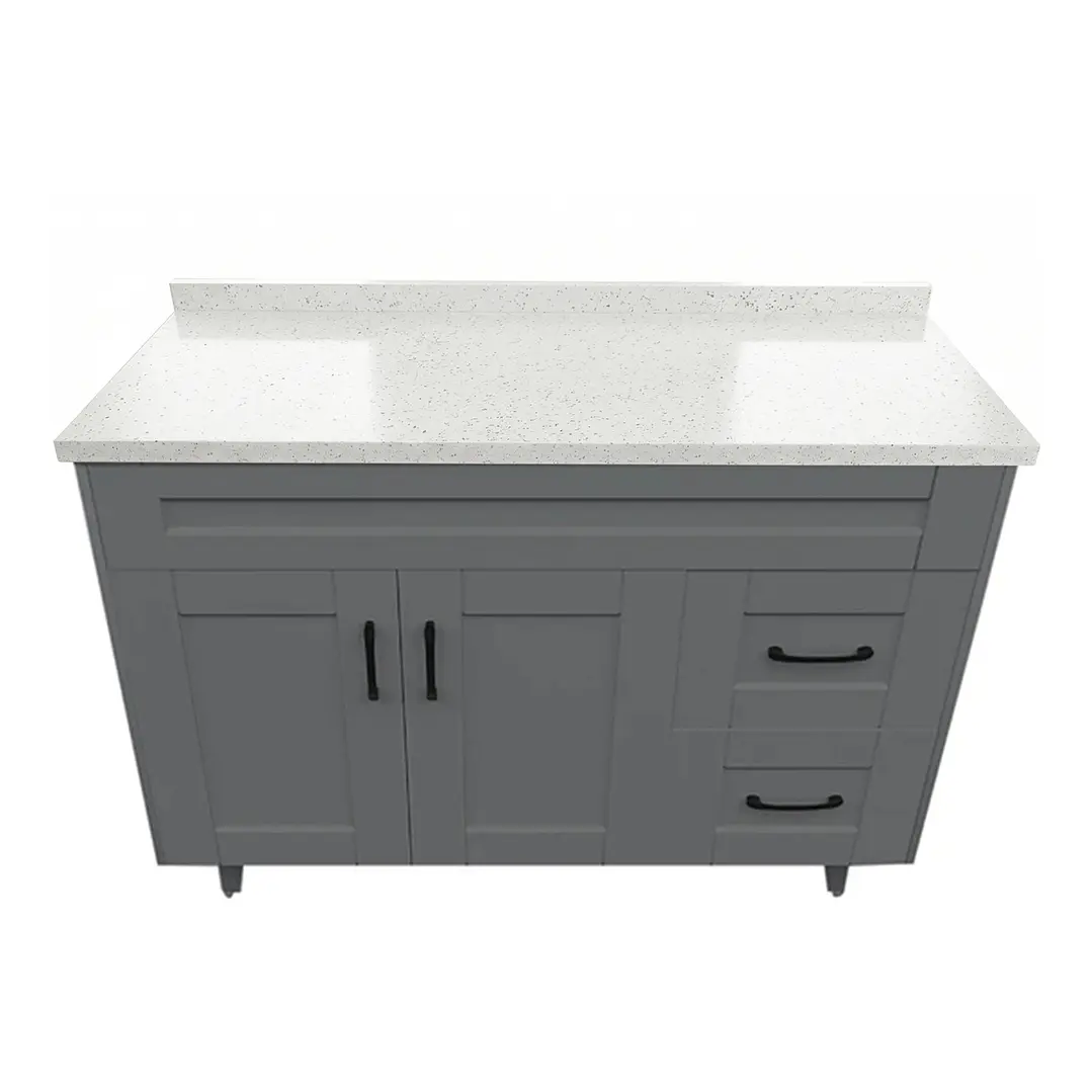 Mueble de Baño Málaga con Cubierta de Cuarzo (100x47x80cm) 3