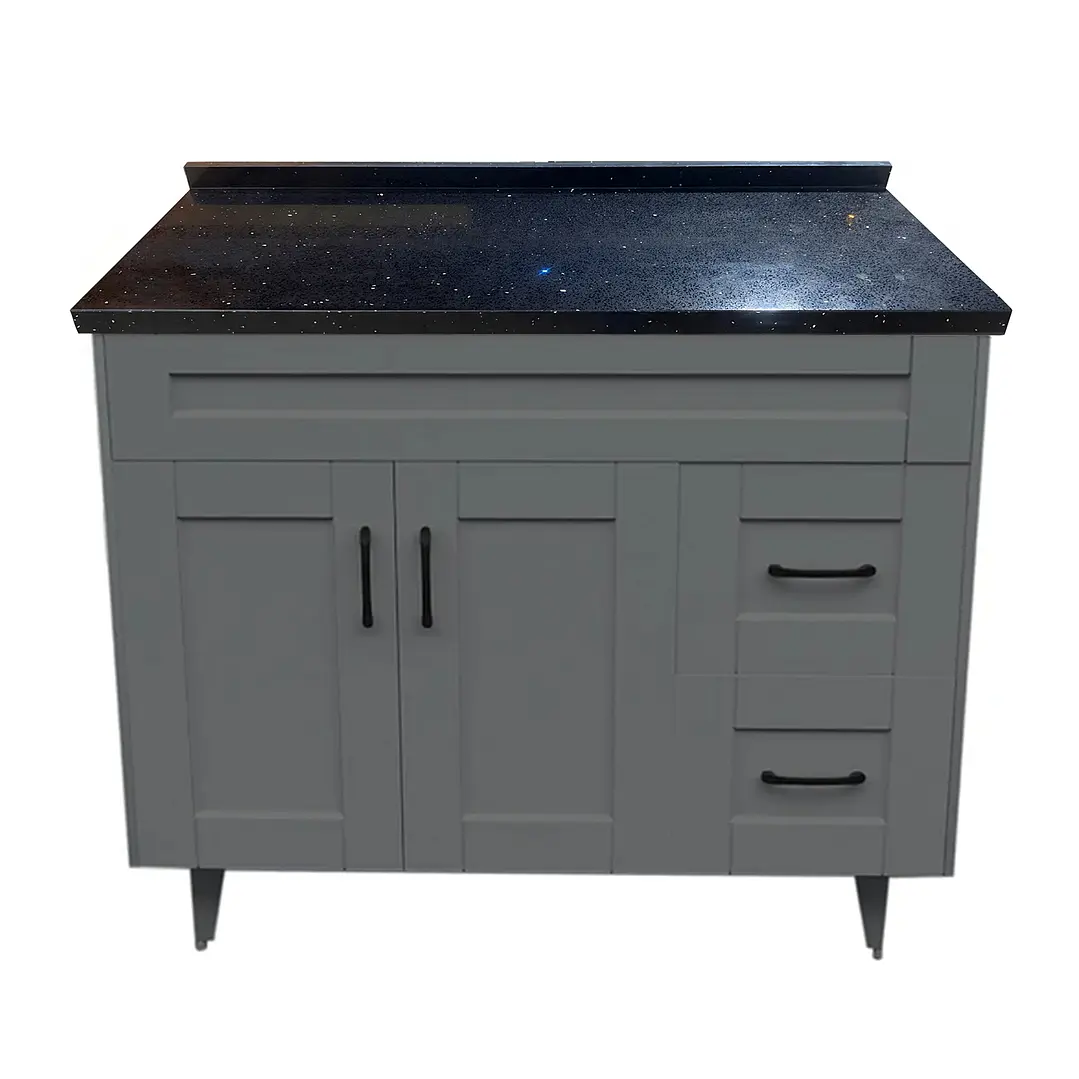Mueble de Baño Málaga con Cubierta de Cuarzo (100x47x80cm) 2