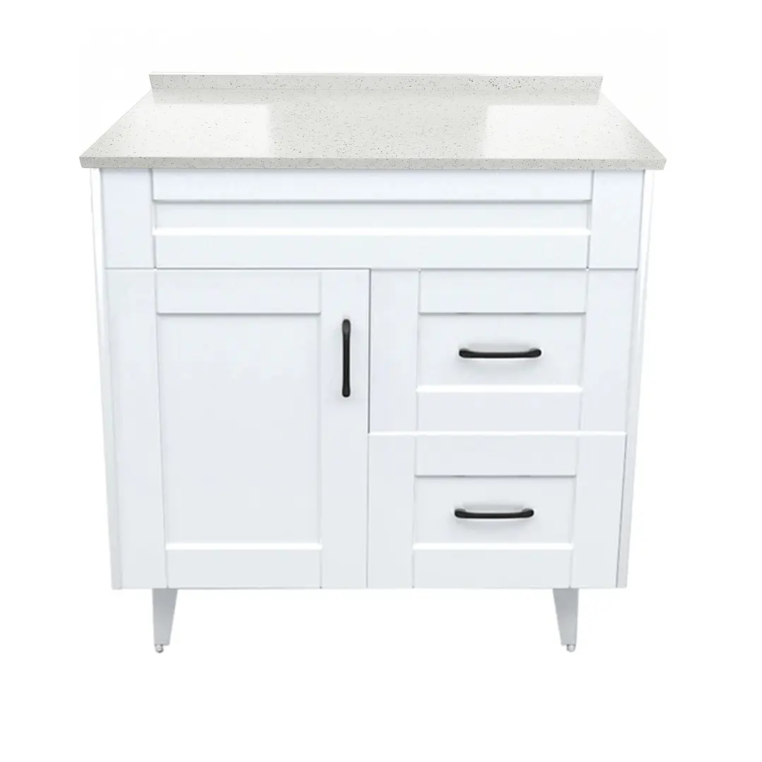 Mueble de Baño Málaga con Cubierta de Cuarzo (80x47x80cm) 2