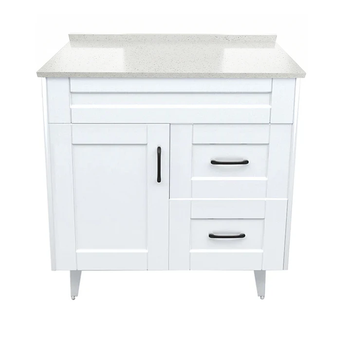 Mueble de Baño Málaga con Cubierta de Cuarzo (80x47x80cm) 2