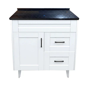 Mueble de Baño Málaga con Cubierta de Cuarzo (80x47x80cm)