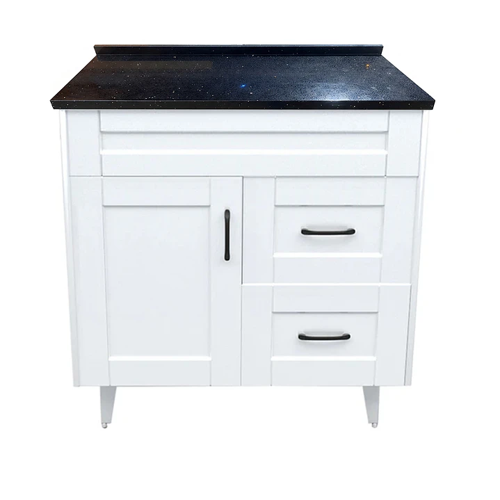 Mueble de Baño Málaga con Cubierta de Cuarzo (80x47x80cm) 1