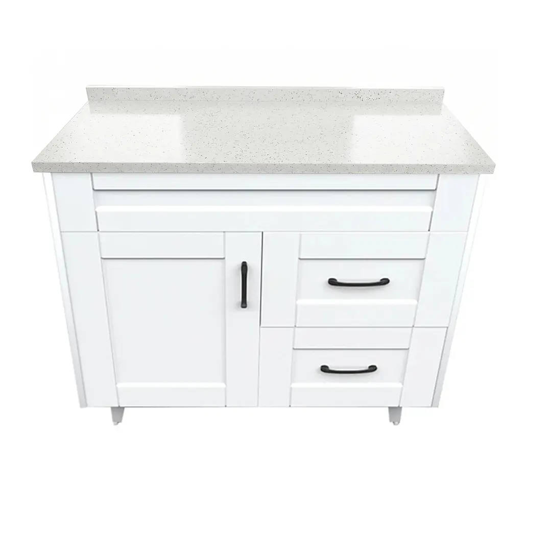 Mueble de Baño Málaga con Cubierta de Cuarzo (80x47x80cm) 3