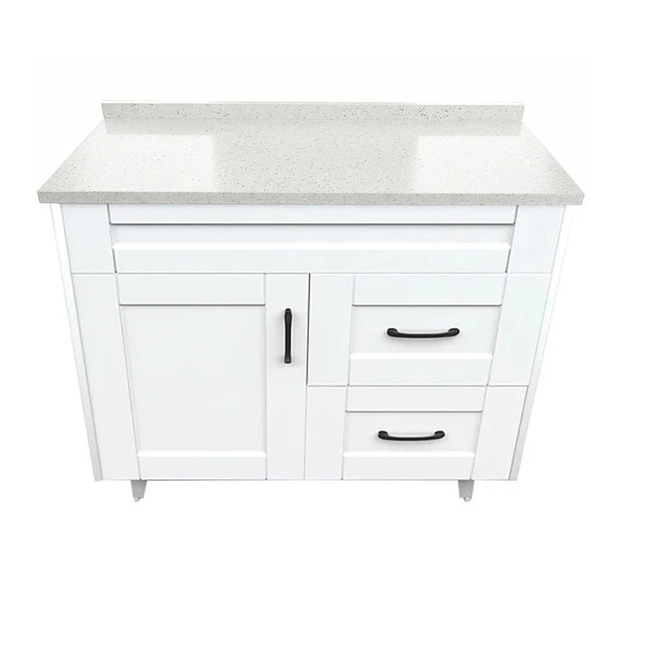Mueble de Baño Málaga con Cubierta de Cuarzo (80x47x80cm) 3