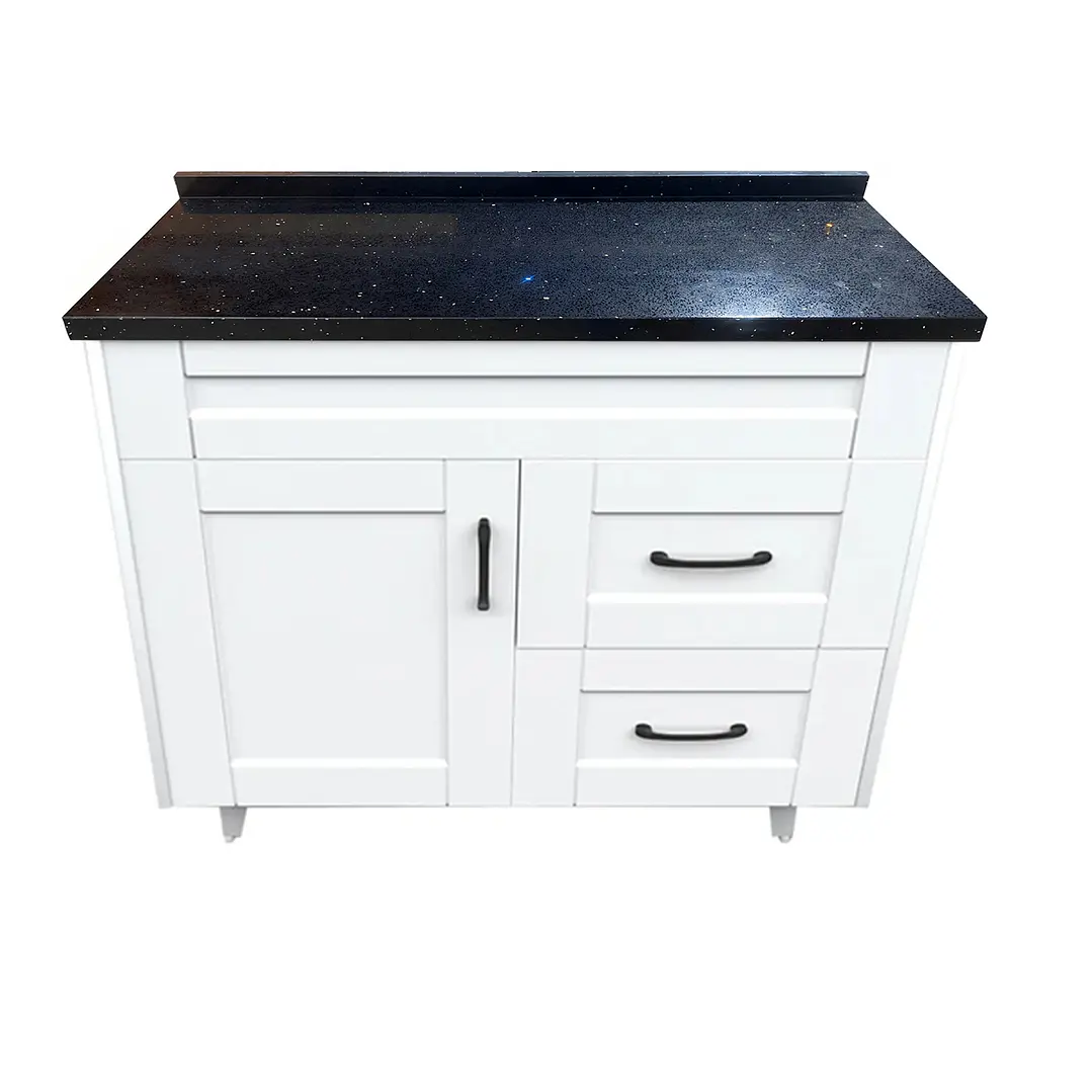 Mueble de Baño Málaga con Cubierta de Cuarzo (80x47x80cm) 4