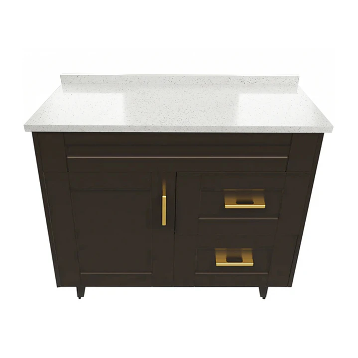 Mueble de Baño Málaga con Cubierta de Cuarzo (80x47x80cm) 3