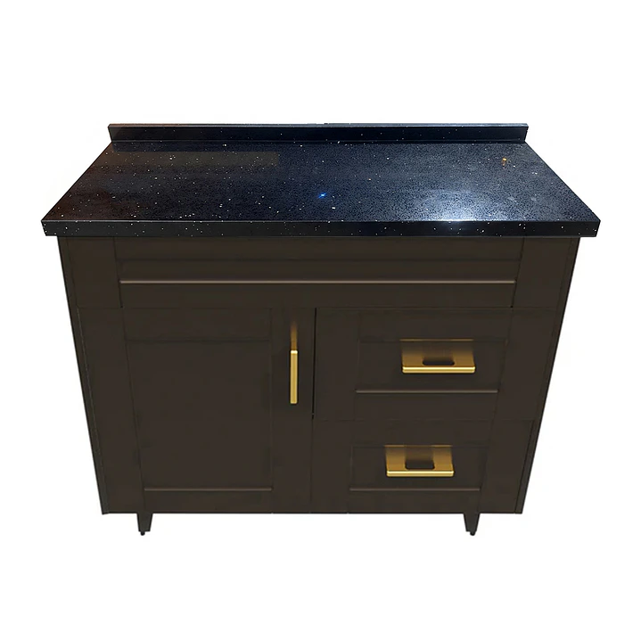 Mueble de Baño Málaga con Cubierta de Cuarzo (80x47x80cm) 4
