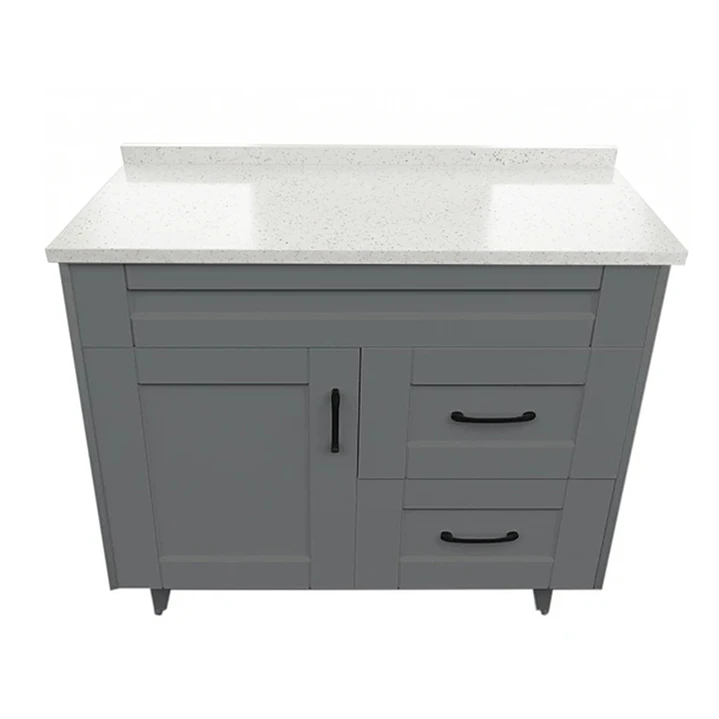 Mueble de Baño Málaga con Cubierta de Cuarzo (80x47x80cm) 3