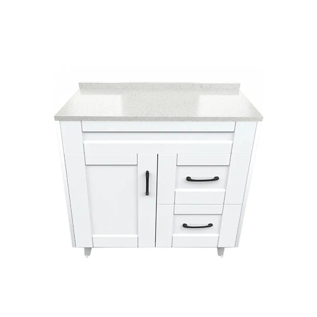 Mueble de Baño Málaga con Cubierta de Cuarzo (70x47x80cm) 3