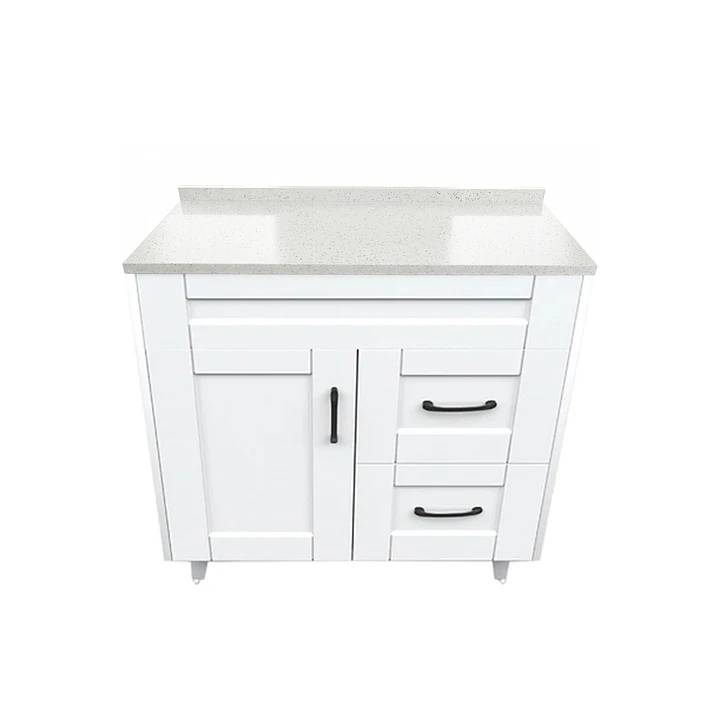 Mueble de Baño Málaga con Cubierta de Cuarzo (70x47x80cm) 3