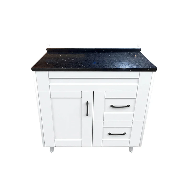 Mueble de Baño Málaga con Cubierta de Cuarzo (70x47x80cm) 4