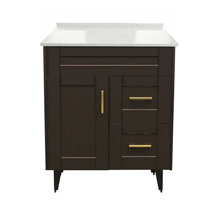 Mueble de Baño Málaga con Cubierta de Cuarzo (70x47x80cm) 1