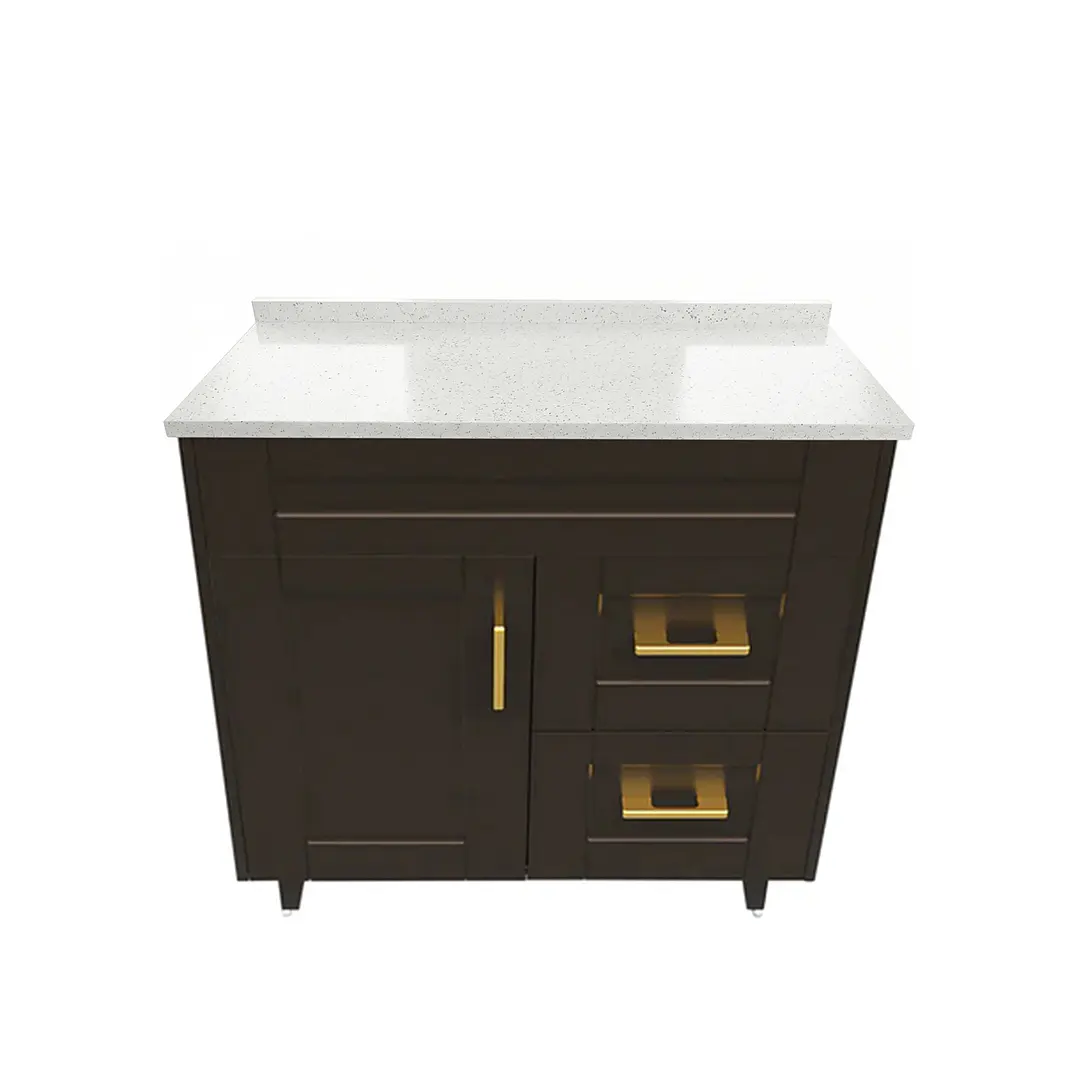 Mueble de Baño Málaga con Cubierta de Cuarzo (70x47x80cm) 3