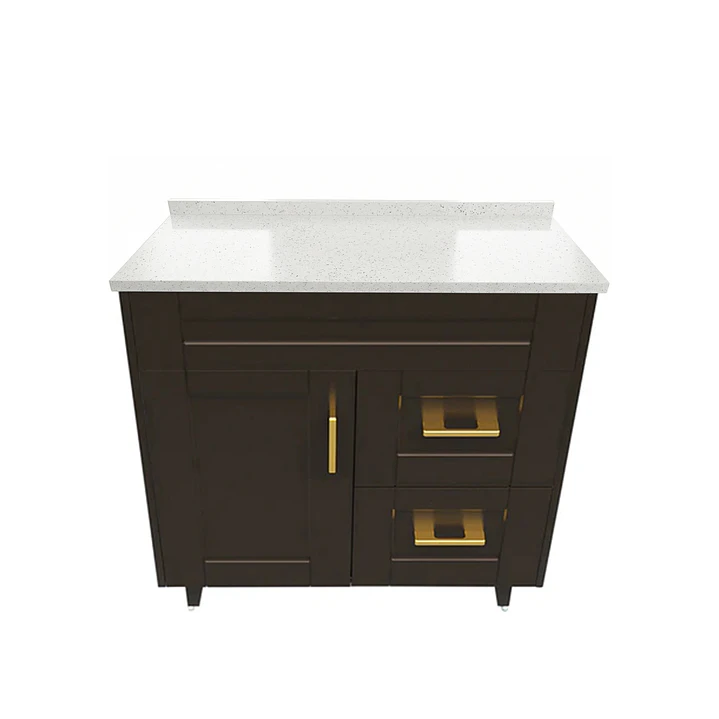 Mueble de Baño Málaga con Cubierta de Cuarzo (70x47x80cm) 3