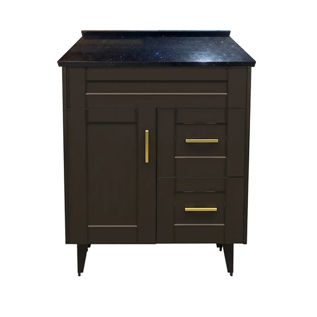 Mueble de Baño Málaga con Cubierta de Cuarzo (70x47x80cm) 2