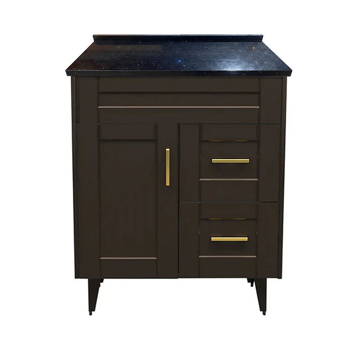 Mueble de Baño Málaga con Cubierta de Cuarzo (70x47x80cm) 2