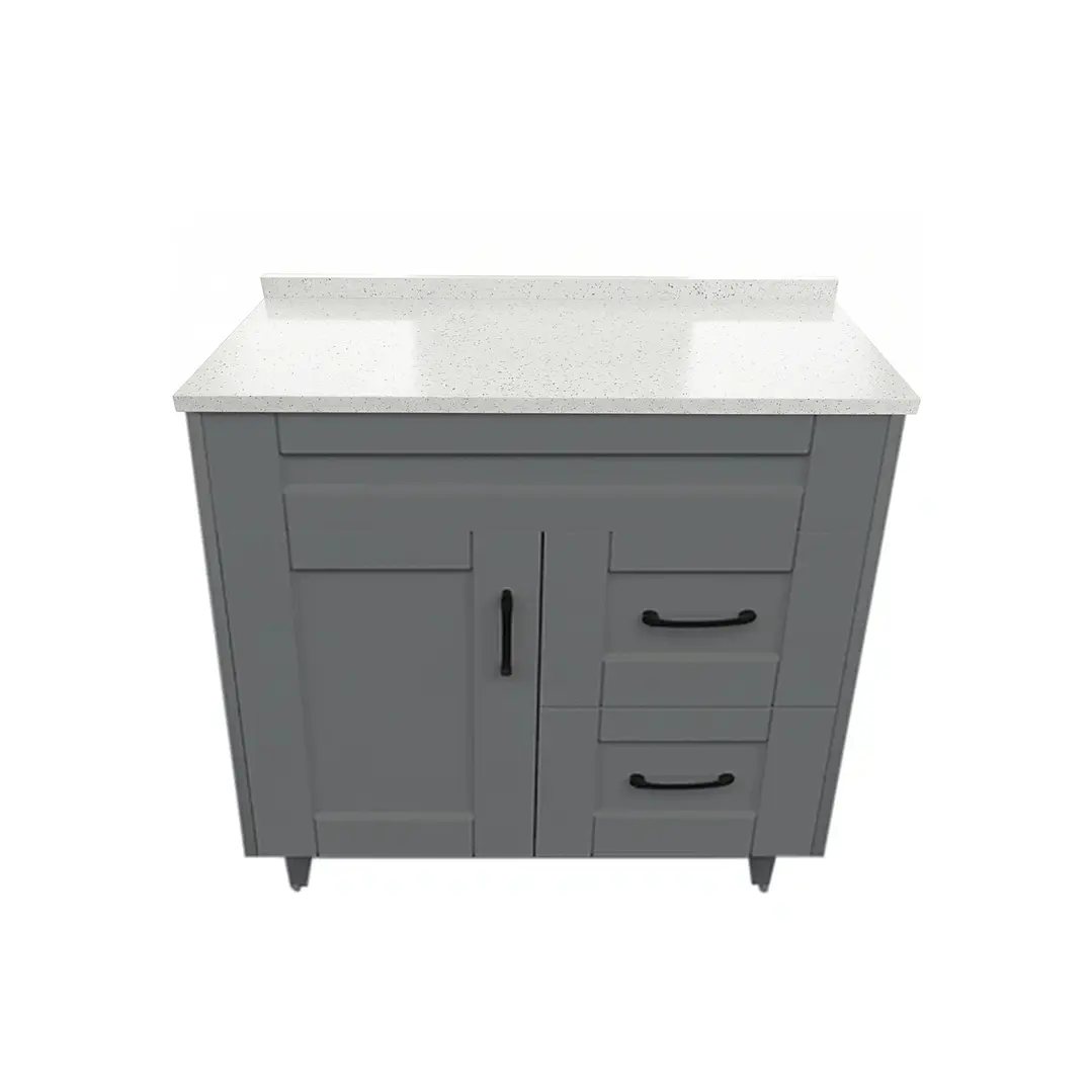 Mueble de Baño Málaga con Cubierta de Cuarzo (70x47x80cm) 3