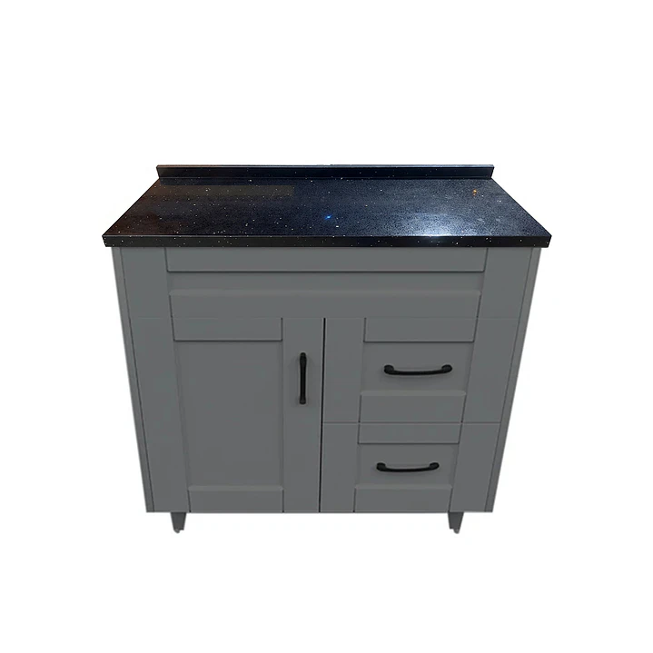 Mueble de Baño Málaga con Cubierta de Cuarzo (70x47x80cm) 4