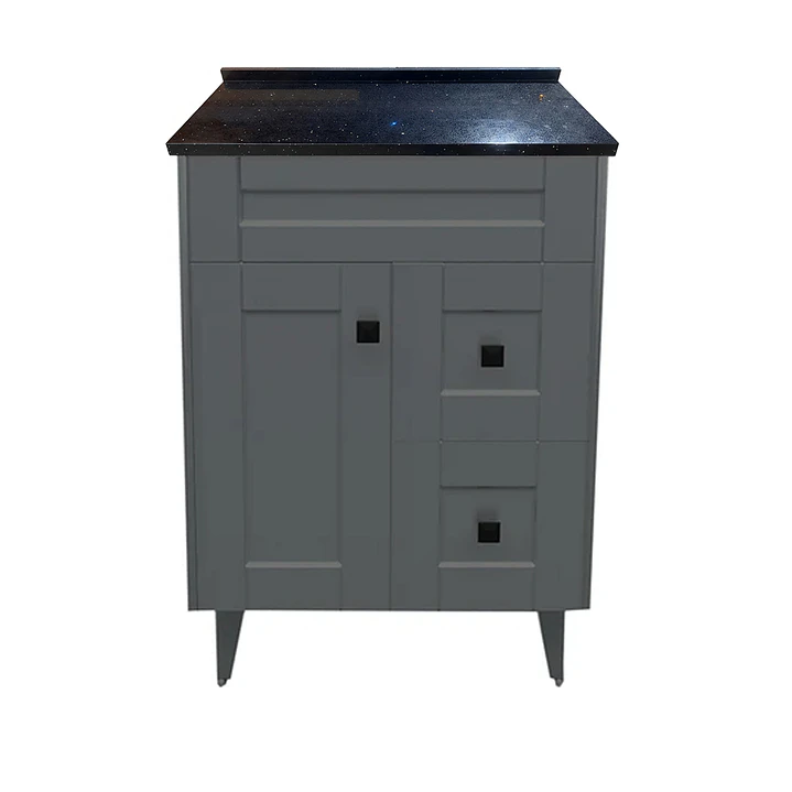 Mueble de Baño Málaga con Cubierta de Cuarzo (60x47x80cm) 2