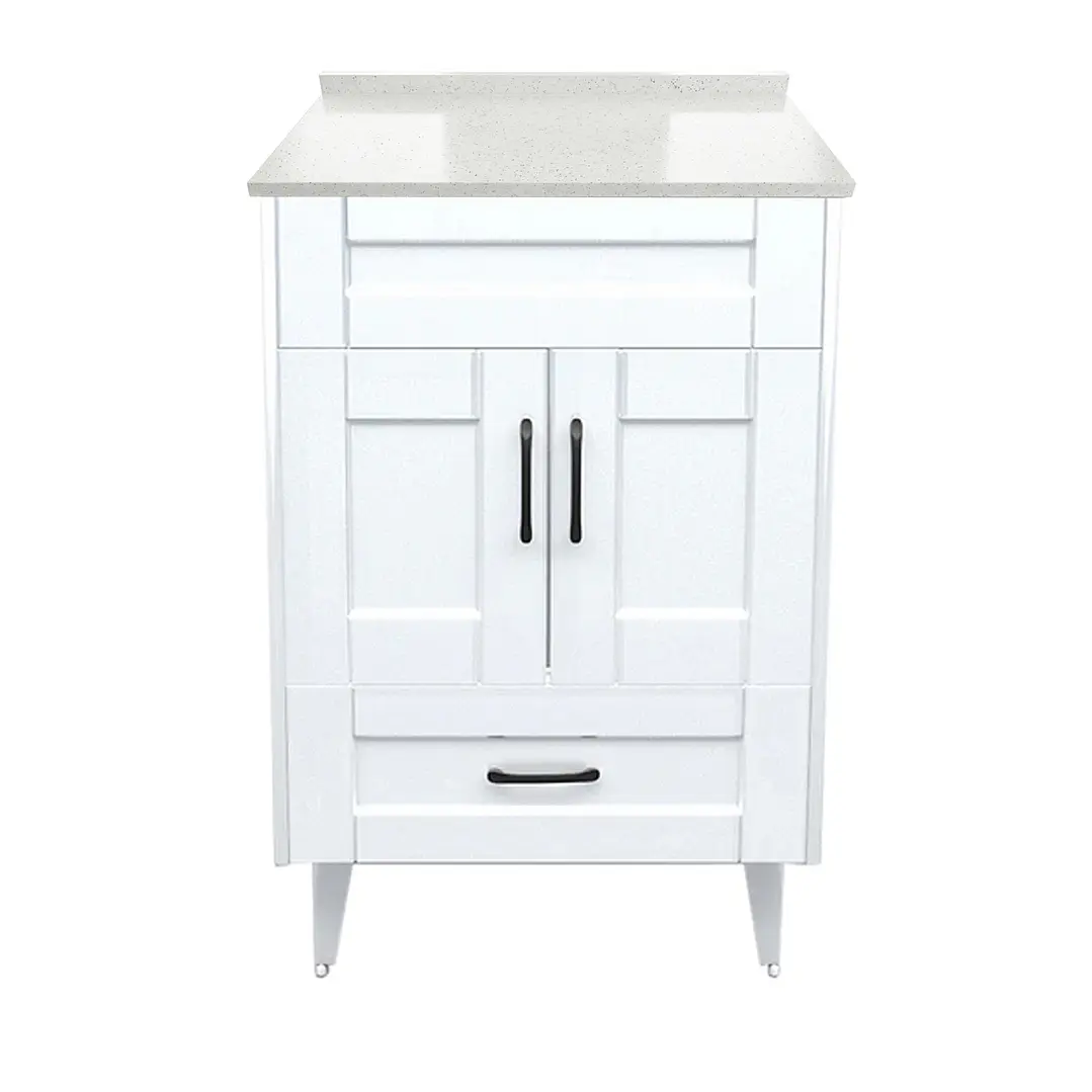Mueble de Baño Málaga con Cubierta de Cuarzo (50x40x80cm) 1
