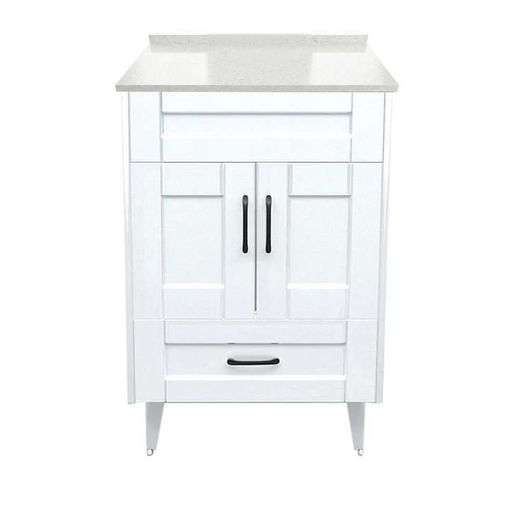 Mueble de Baño Málaga con Cubierta de Cuarzo (50x40x80cm) 1