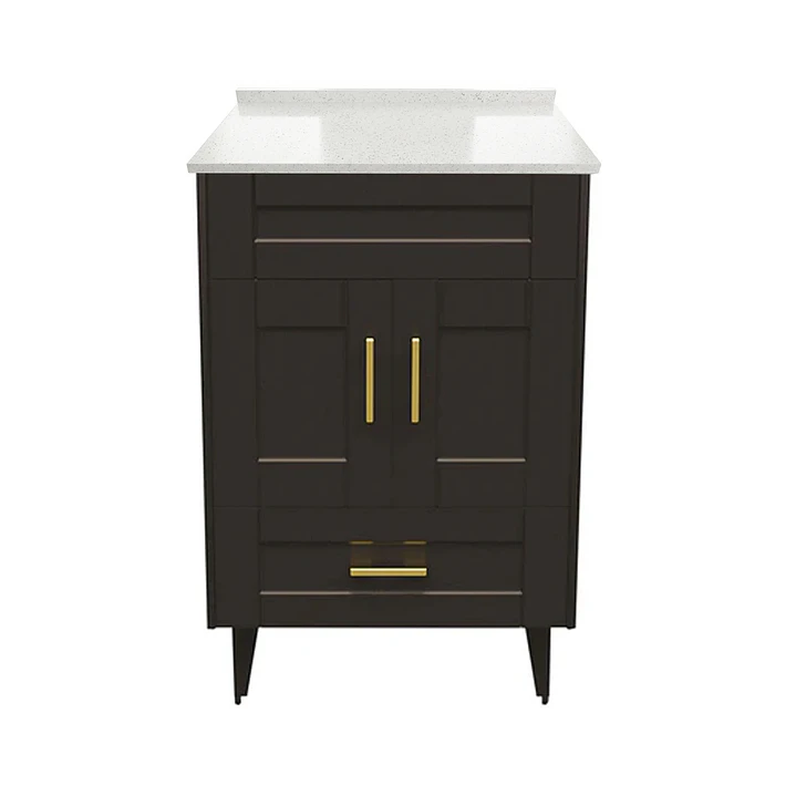 Mueble de Baño Málaga con Cubierta de Cuarzo (50x40x80cm) 1