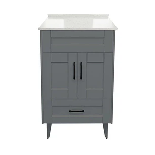 Mueble de Baño Málaga con Cubierta de Cuarzo (50x40x80cm)