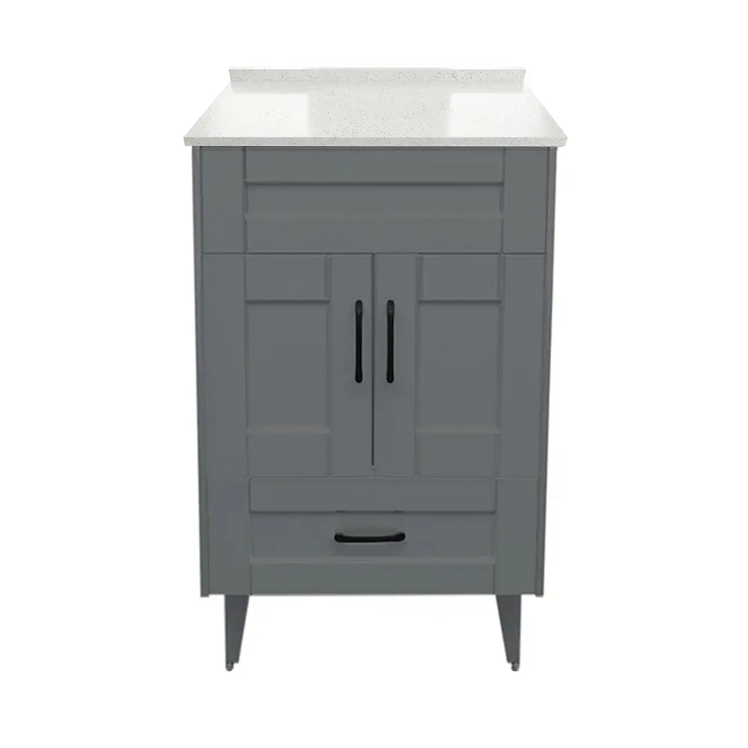 Mueble de Baño Málaga con Cubierta de Cuarzo (50x40x80cm) 1