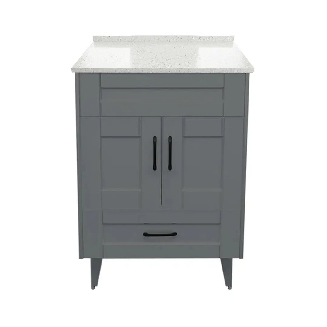 Mueble de Baño Málaga con Cubierta de Cuarzo (60x47x80cm) 1