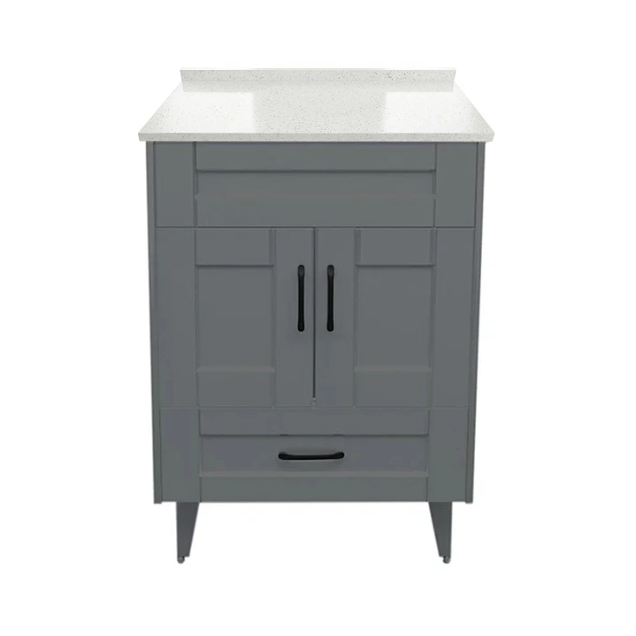 Mueble de Baño Málaga con Cubierta de Cuarzo (60x47x80cm) 1