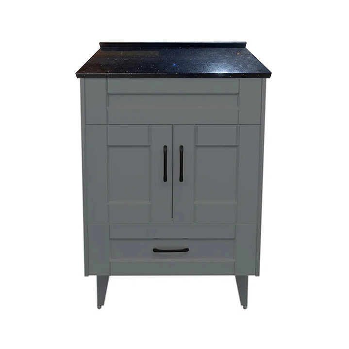 Mueble de Baño Málaga con Cubierta de Cuarzo (60x47x80cm) 2